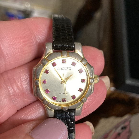 Adolfo genuine Ruby watch - Picture 10 of 11